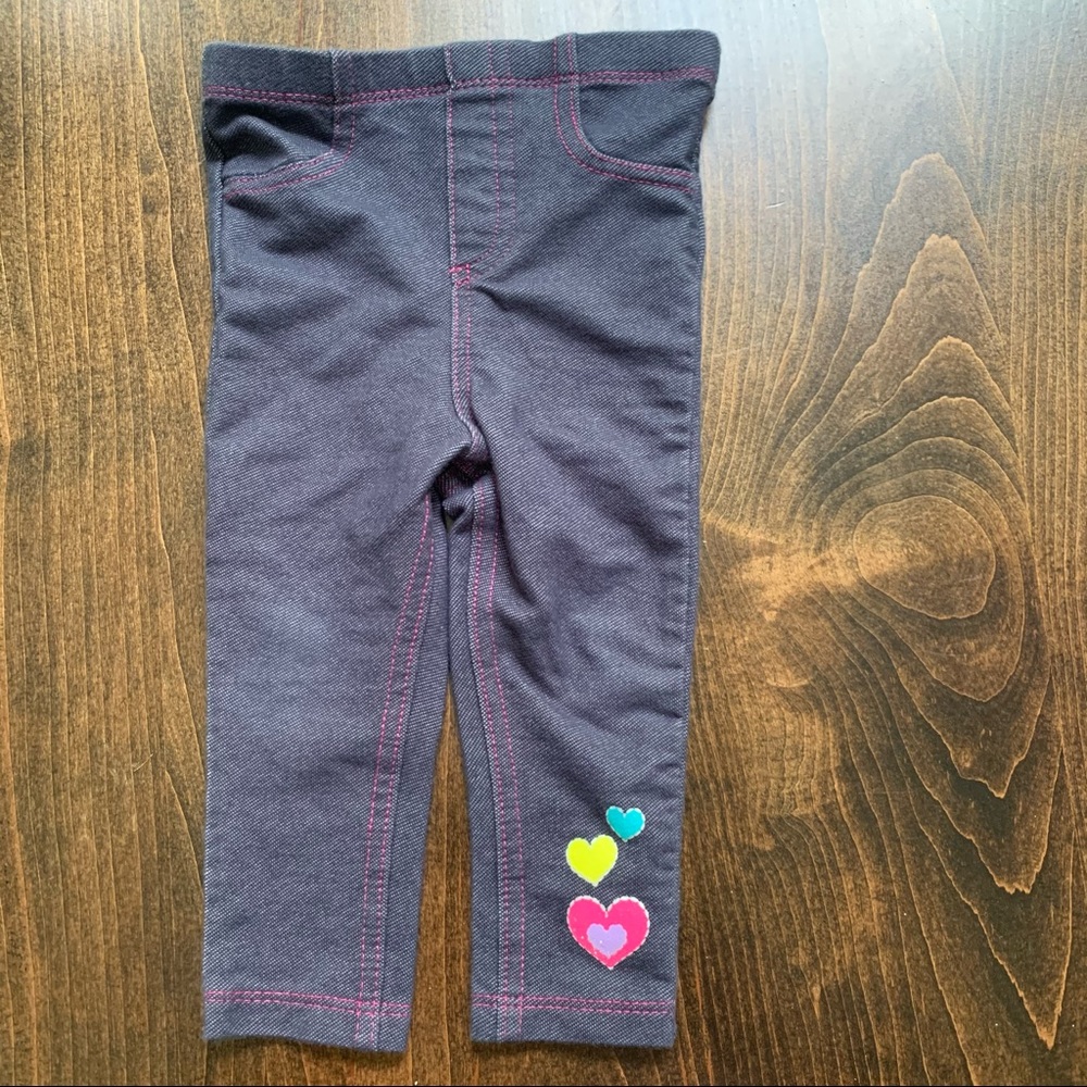 🌸 12 Month Heart Jeggings 🌸